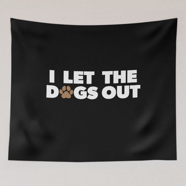 Item preview, Cute Dog Walker I Let the Dogs Out designed and sold by RoguePixel.