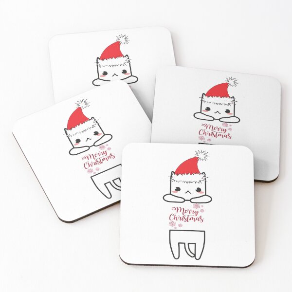 Item preview, Funny Christmas Santa Cat designed and sold by TrendySpace.