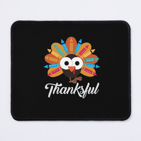 Item preview, Turkey With Crayon Thankful Teacher Life Funny Thanksgiving T-Shirt designed and sold by StairheadStore.
