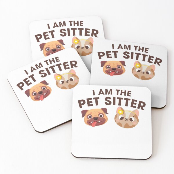 Item preview, Cute Dog Cat I Am The Pet Sitter designed and sold by RoguePixel.
