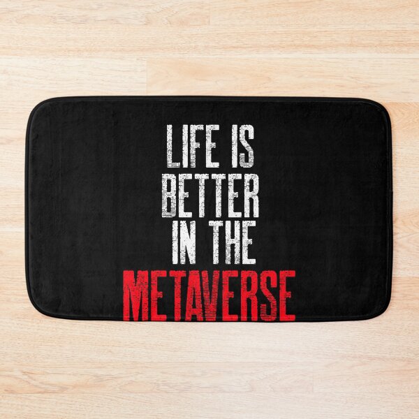 Item preview, Funny Gamer, Crypto Trader, Life is better in the Metaverse red   designed and sold by SKilner.