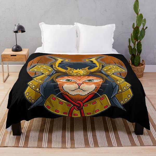Item preview, Samurai Cat Retro Vintage Japanese ArtArtwork Otaku designed and sold by bakak1xa.