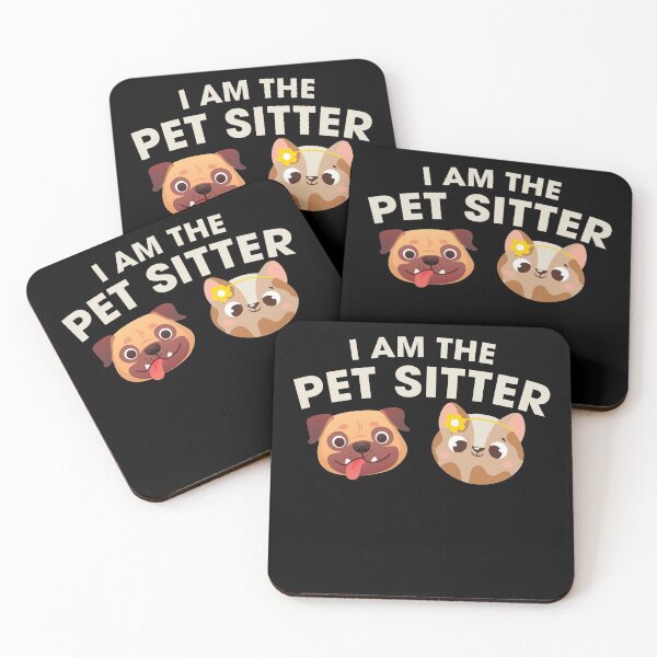 Item preview, Cute Dog Cat I Am The Pet Sitter designed and sold by RoguePixel.