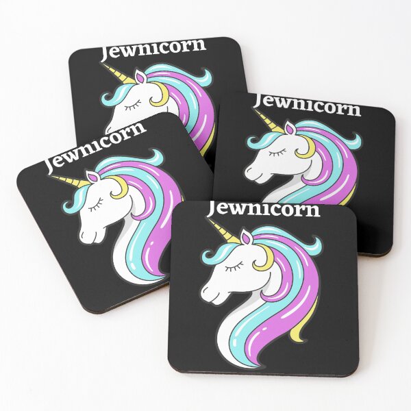 Item preview, Jewnicorn Jewish Christmas Gift designed and sold by etoog.