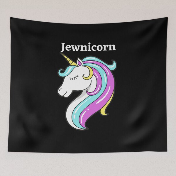 Item preview, Jewnicorn Jewish Christmas Gift designed and sold by etoog.