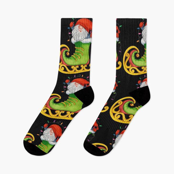 Item preview,  gnome coming home for Christmas skate designed and sold by amy greaves.