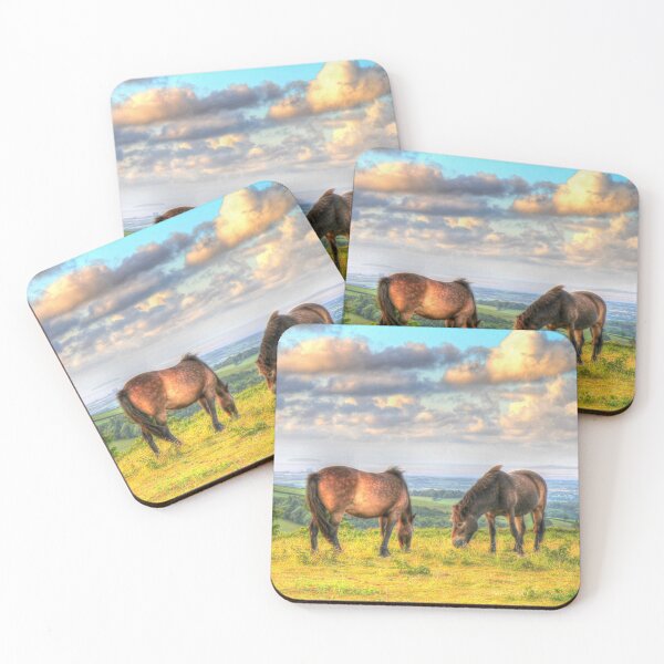 Item preview, Exmoor Wild Ponies Quantock Hills Somerset England UK  designed and sold by acceleratorhams.