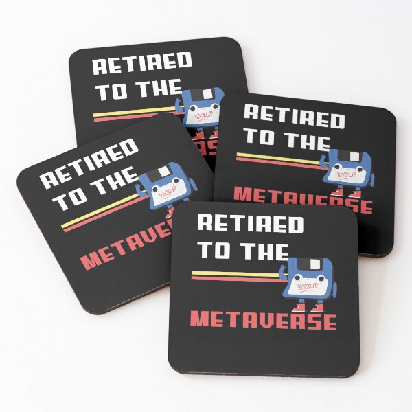Item preview, Retro Vintage Retired to the Metaverse Old floppy disk designed and sold by SKilner.