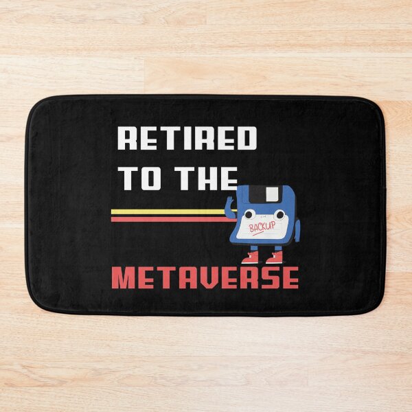 Item preview, Retro Vintage Retired to the Metaverse Old floppy disk designed and sold by SKilner.