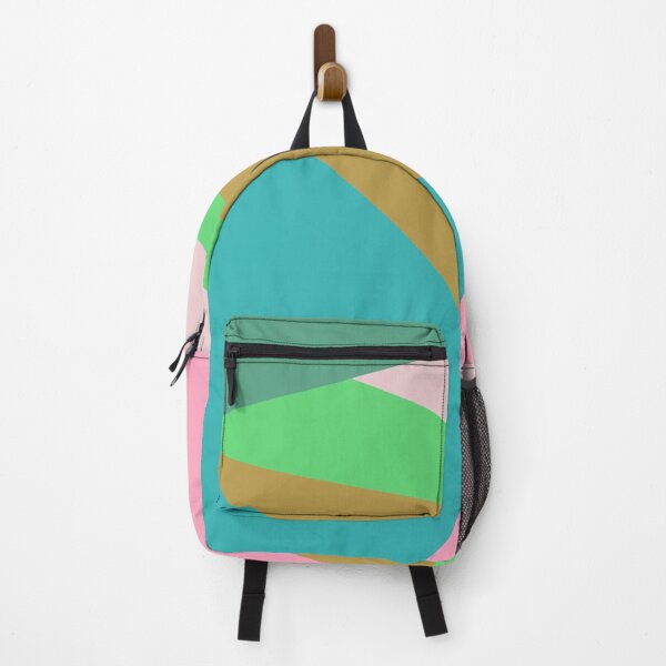 Item preview, Colorful Abstract Triangle Pattern in Pink, Green, and Blue designed and sold by JuneJournal.