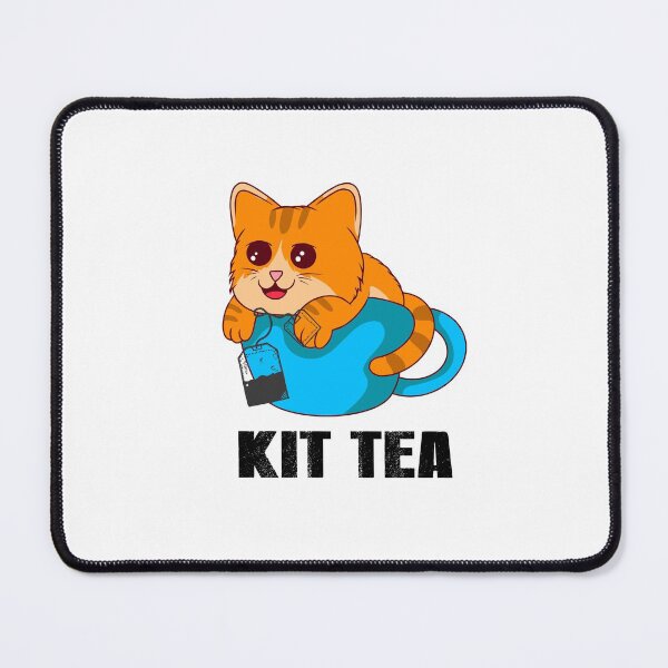 Item preview, Kit Tea, Kitty Tea Pun designed and sold by SportyDogShop.