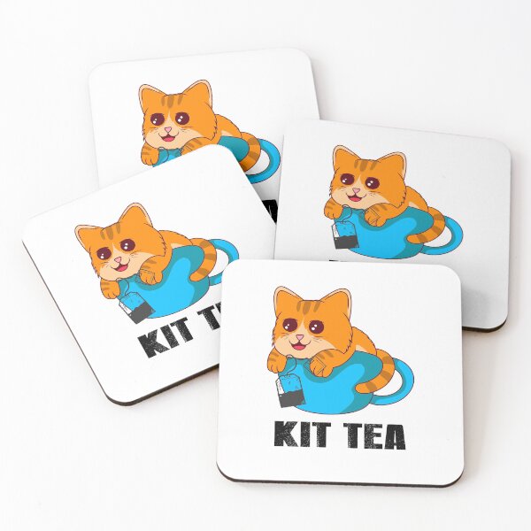 Item preview, Kit Tea, Kitty Tea Pun designed and sold by SportyDogShop.