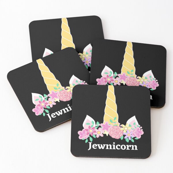 Item preview, Jewnicorn Jewish Christmas Gift designed and sold by etoog.