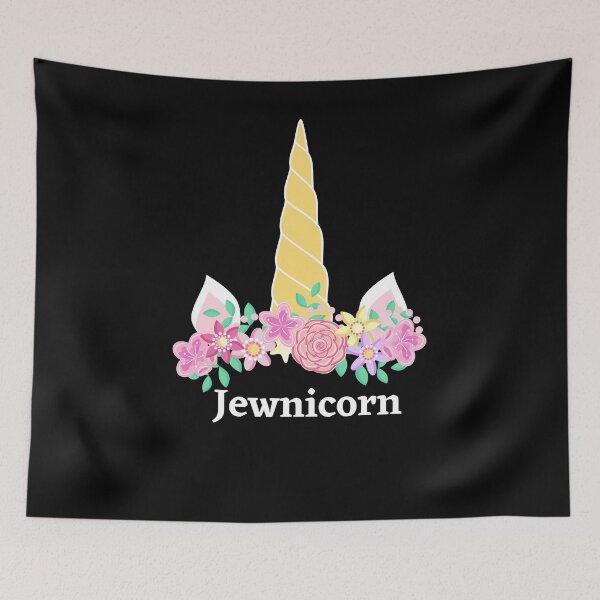Item preview, Jewnicorn Jewish Christmas Gift designed and sold by etoog.