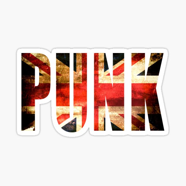 Punk rock - or simply punk 2 Sticker