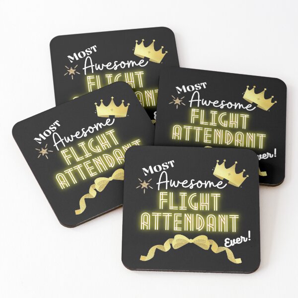 Item preview, Most Awesome Flight Attendant Tech Ever - Female job role Motivational Quotes designed and sold by Witfulwisdom.