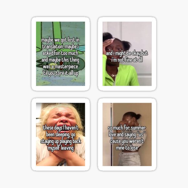 taylor swift lyrics Glossy Sticker