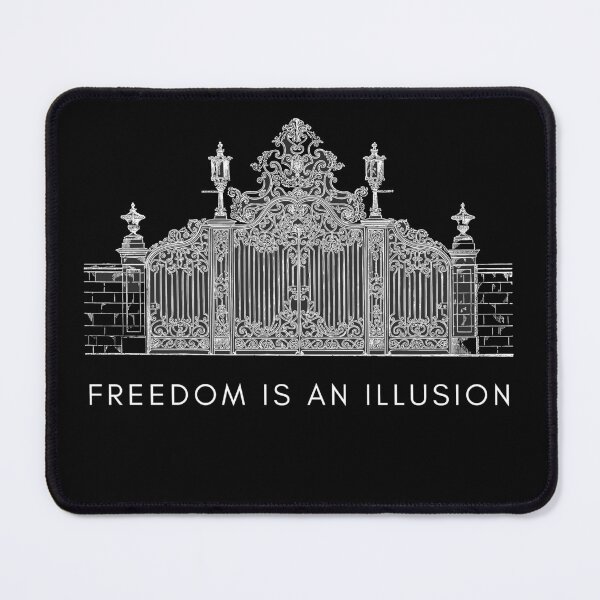 Item preview, Free As F - freedom is an illusion - cool designed and sold by UnseenCreations.