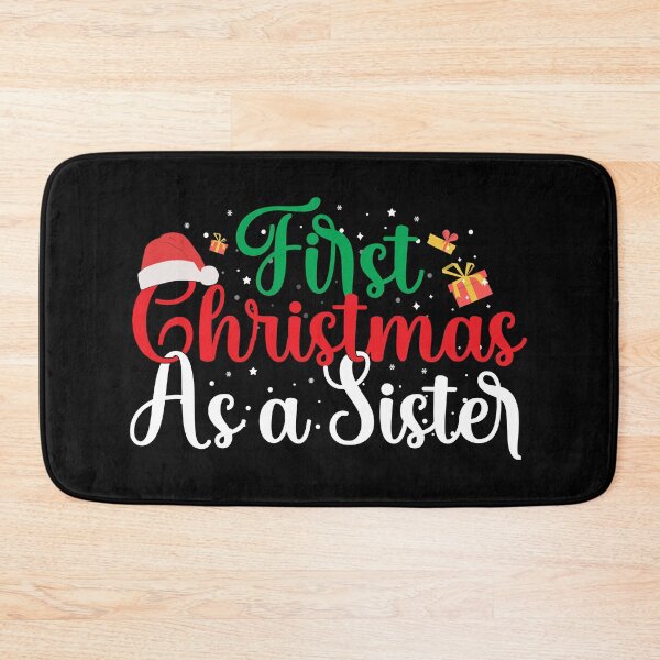Item preview, First Christmas As A Sister ,Big Sister  & Little Sibling 1st Christmas Bodysuit, Cute Matching Set, Christmas Outift, First Christmas																 designed and sold by plussorn.