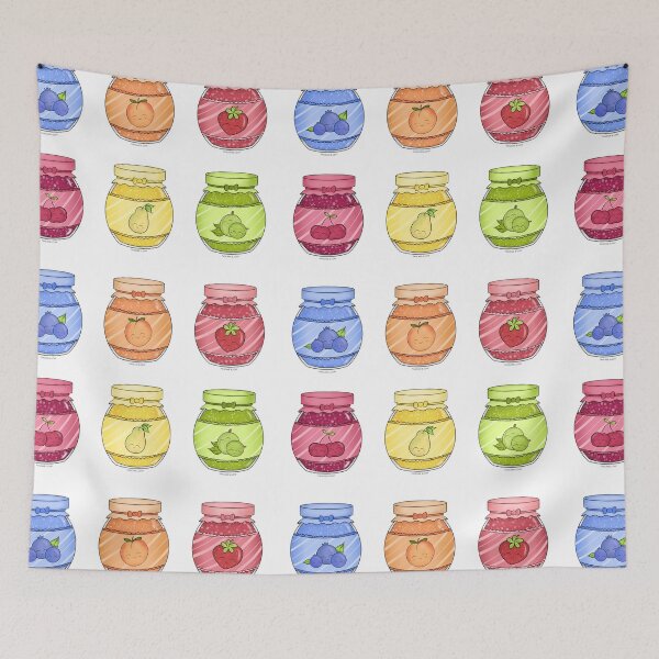 Item preview, Happy Jam Jars designed and sold by PancakeAndLoaf.