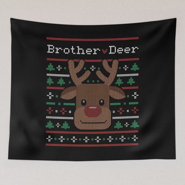 Item preview, Brother Deer Family Matching Ugly Sweater designed and sold by kopleadias.