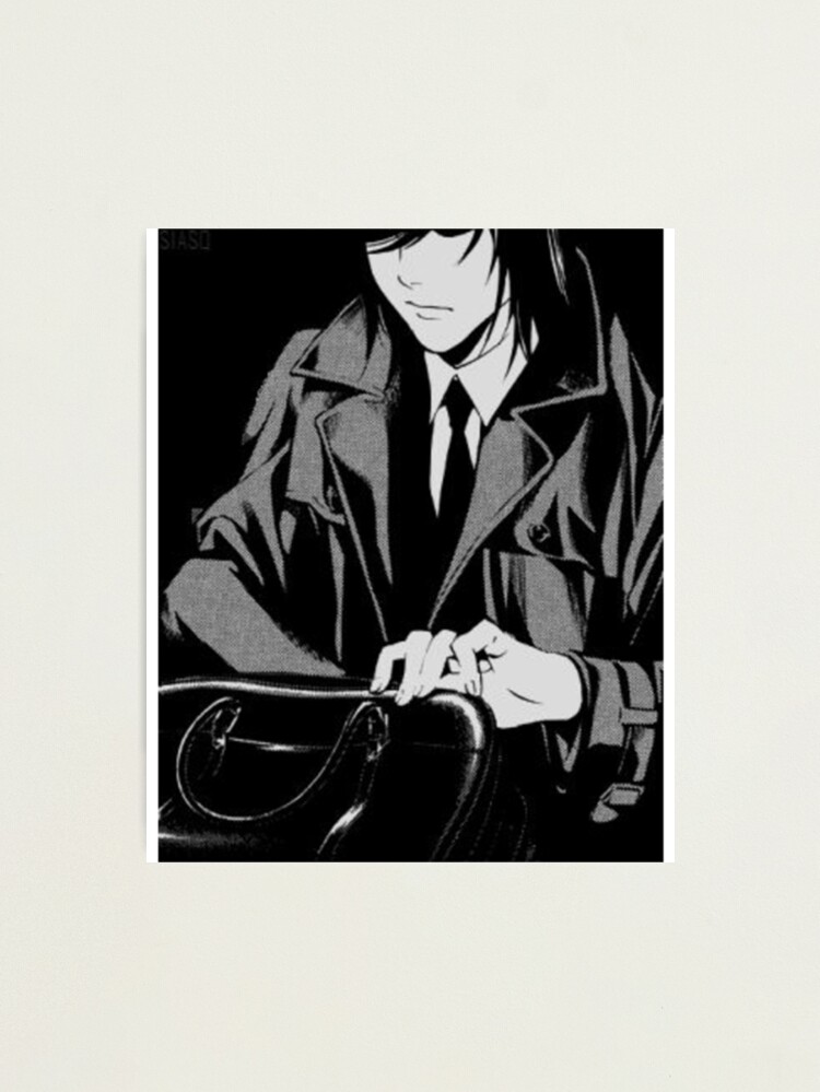 Mikami Death Note Manga Panel Photographic Print By Teeshirtfabrik Redbubble