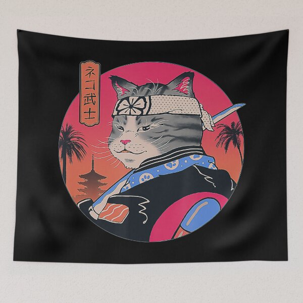 Item preview, Samurai Cat  designed and sold by bakak1xa.
