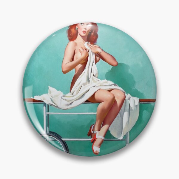 Item preview, Where's The Doctor by Gil Elvgren Vintage Illustration Xzendor7 Art Reproductions designed and sold by Xzendor7 Digital Art Creations.