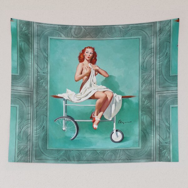 Item preview, Where's The Doctor by Gil Elvgren Vintage Illustration Xzendor7 Art Reproductions designed and sold by Xzendor7 Digital Art Creations.