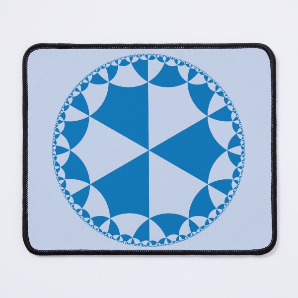 Item preview, hyperbolic square tiling blue designed and sold by egg-pdf.