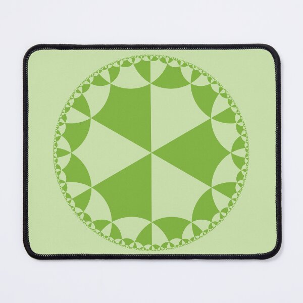Item preview, hyperbolic square tiling green designed and sold by egg-pdf.