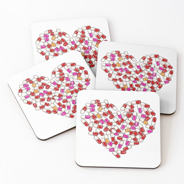 Item preview, pill heart designed and sold by Niti-Niti.