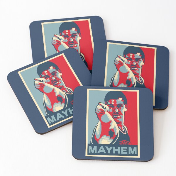 Item preview, Bill Laimbeer Mayhem Obama Hope Large Print Qiangy designed and sold by qiangdade.