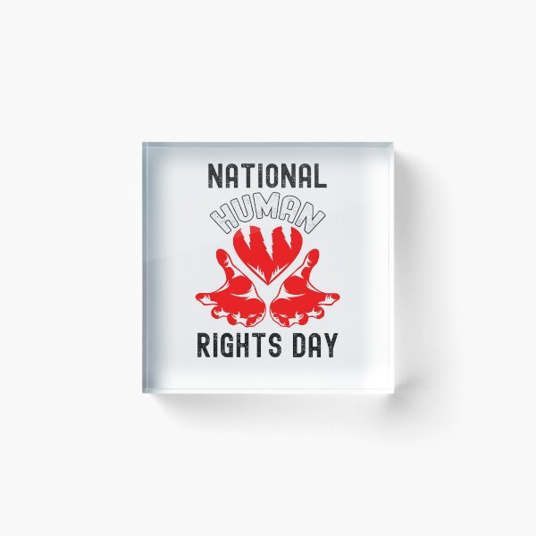 Item preview, National Human Rights Day, Encourage Human Rights designed and sold by SportyDogShop.