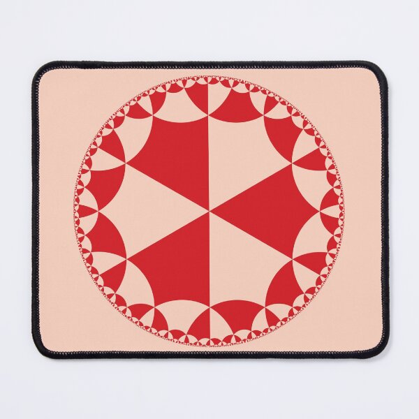 Item preview, hyperbolic square tiling red designed and sold by egg-pdf.