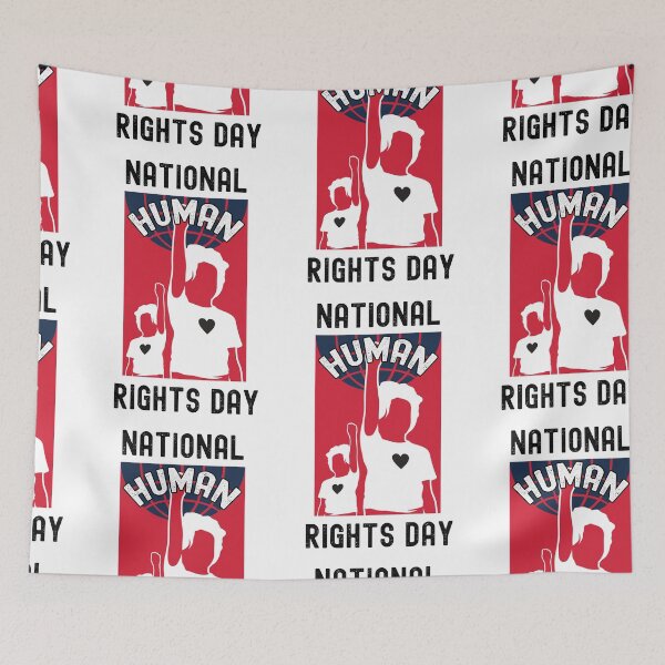 Item preview, National Human Rights Day, Encourage Human Rights designed and sold by SportyDogShop.