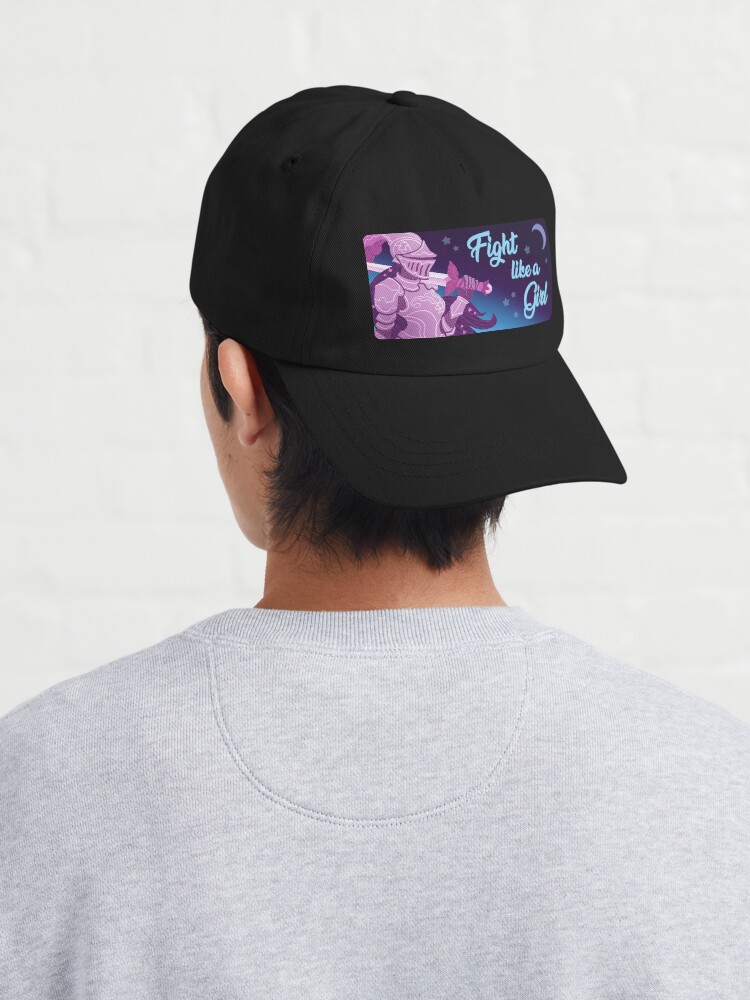 Alternate view of Fight like a Girl Knight Cap