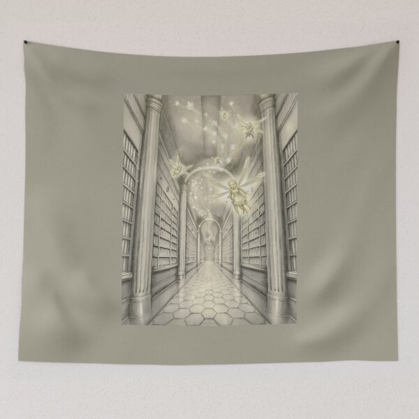 Item preview, The White Library of the Elder Oeda designed and sold by tonyhough.