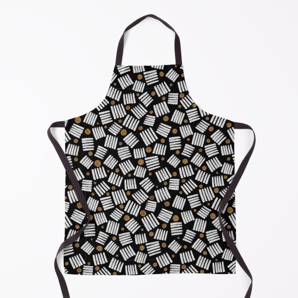 Item preview, Random Lines and Dots - white on black designed and sold by karousel.