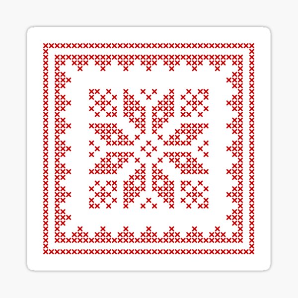 Cross Stitch Patterns Stickers for Sale