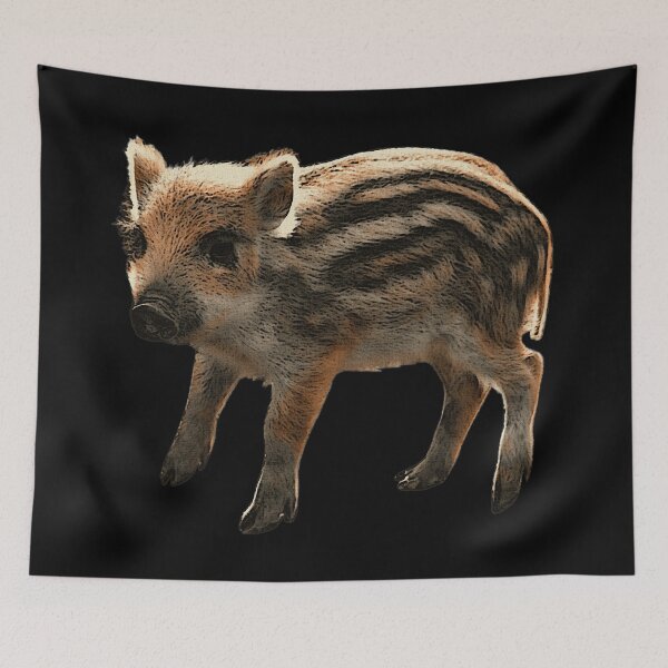 Item preview, Piglets, wild boars, cute pig designs, adorable animal gifts designed and sold by Kirei-Lily.