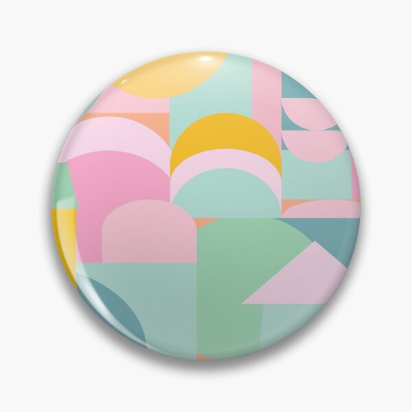 Item preview, Cute Pastel Geometric Collage designed and sold by JuneJournal.