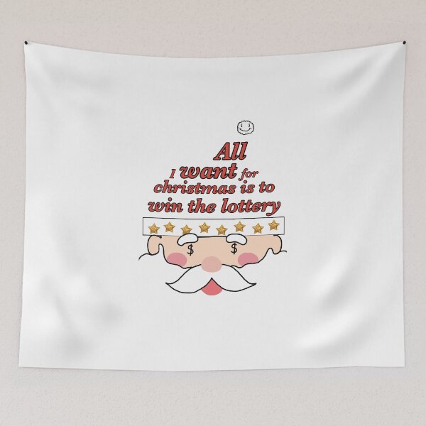 Item preview, all i want for christmas is to win the lottery  designed and sold by Jirapae.