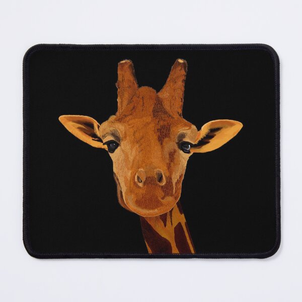 Item preview, Giraffe (black background) designed and sold by Arts and Herbs.