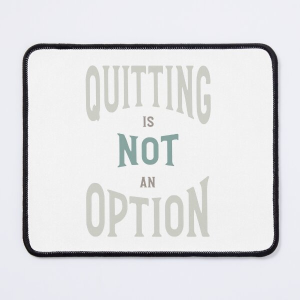 Item preview, Funny Boxing Inspiration Quitting is Not an Option designed and sold by whyitsme.