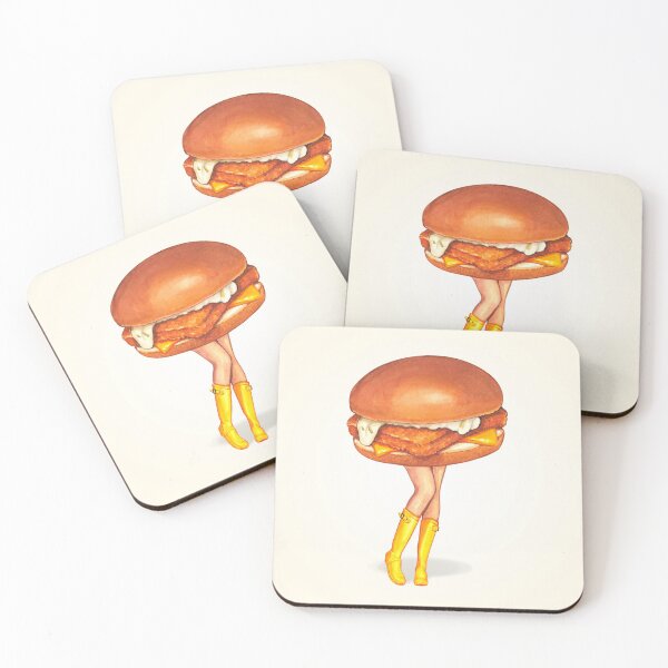 Item preview, Fish Sandwich Pin-Up designed and sold by Kelly  Gilleran.
