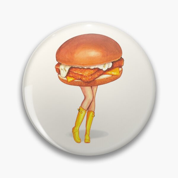 Item preview, Fish Sandwich Pin-Up designed and sold by Kelly  Gilleran.
