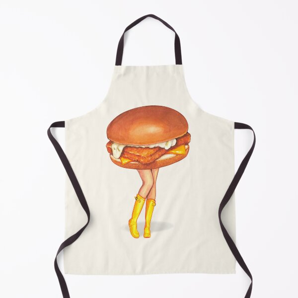 Item preview, Fish Sandwich Pin-Up designed and sold by Kelly Gilleran.