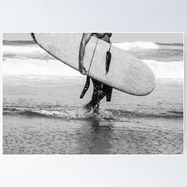 Item preview, Surfer Black & White Vibes #4 #wall #art designed and sold by Anita's & Bella's Art.