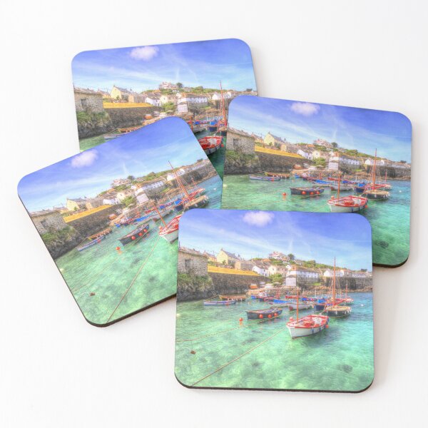 Item preview, Cornish Harbour Coverack Cornwall Beautiful Blue Sea designed and sold by acceleratorhams.